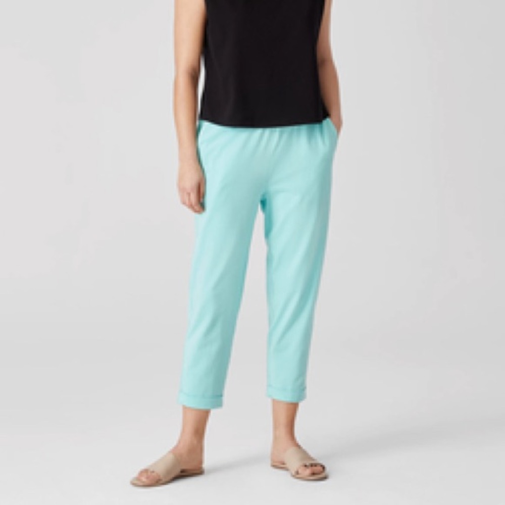 Eileen Fisher cropped jersey pant - fabulous for warmer weather!
